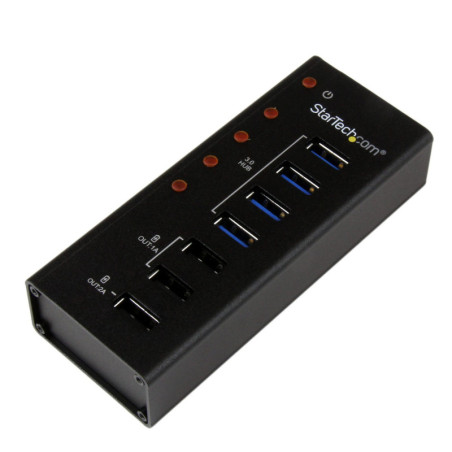 StarTech 4 Port AC Powered USB 3 Hub plus 3 Dedicated Charge Ports