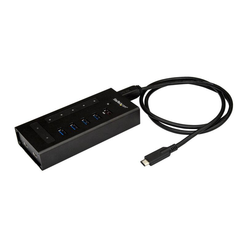 StarTech 7 Port USB-C Hub - Metal - USB-C to 5x A and 2x C - USB 3.0