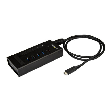 StarTech 7 Port USB-C Hub - Metal - USB-C to 5x A and 2x C - USB 3.0