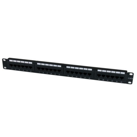 StarTech 1U 24 port Network Patch Panel 110 Rack Mount Patch Panel