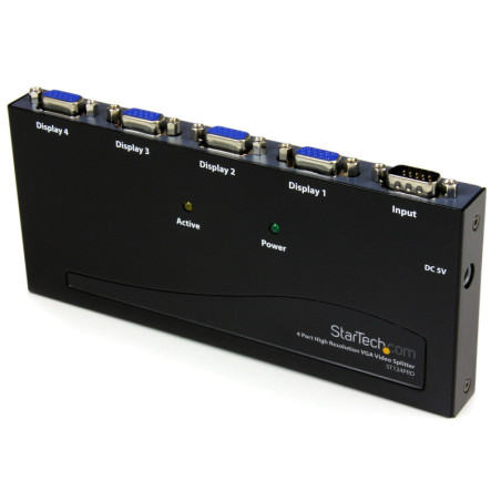 StarTech 4 Port High Resolution VGA Video Splitter - 300 MHz