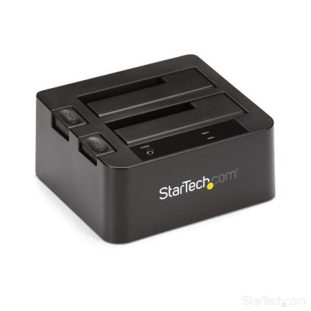 StarTech 2-bay USB 3.1 SATA dock with UASP - Tool-free & trayless