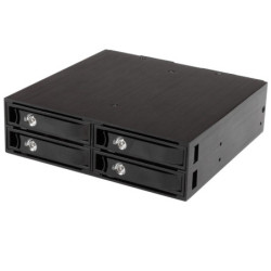 StarTech Install 4 SSDs/HDDs into one 5.25in bay - for 5-15mm drives