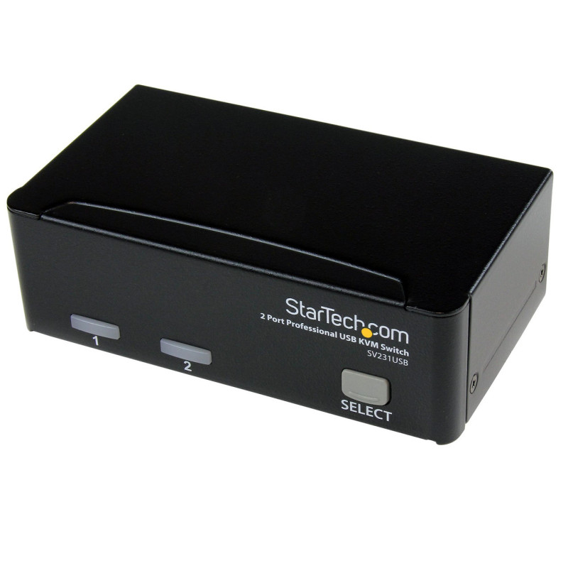 StarTech 2 Port Professional USB KVM Switch Kit with Cables