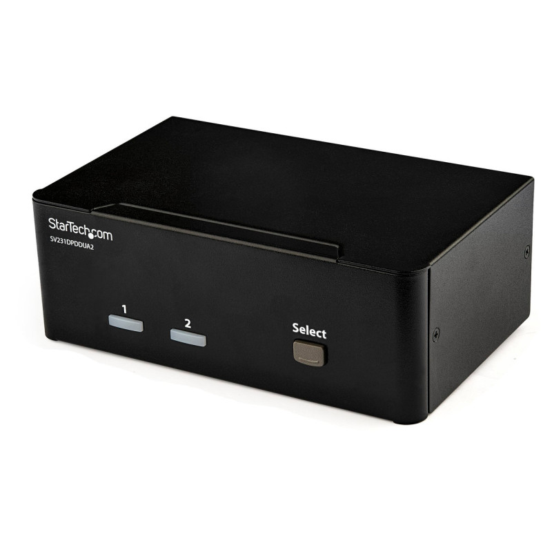 StarTech 4K Dual KVM Switch for DisplayPort Computers and Monitors