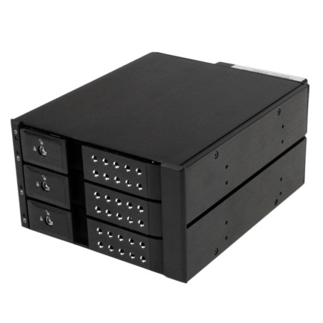 StarTech 3 Bay 3.5in SATA/SAS HDD Trayless Mobile Rack Backplane w/Fan