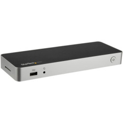 StarTech Dual Monitor USB C Dock - Dual 4K DP / HDMI - 60W PD - SD