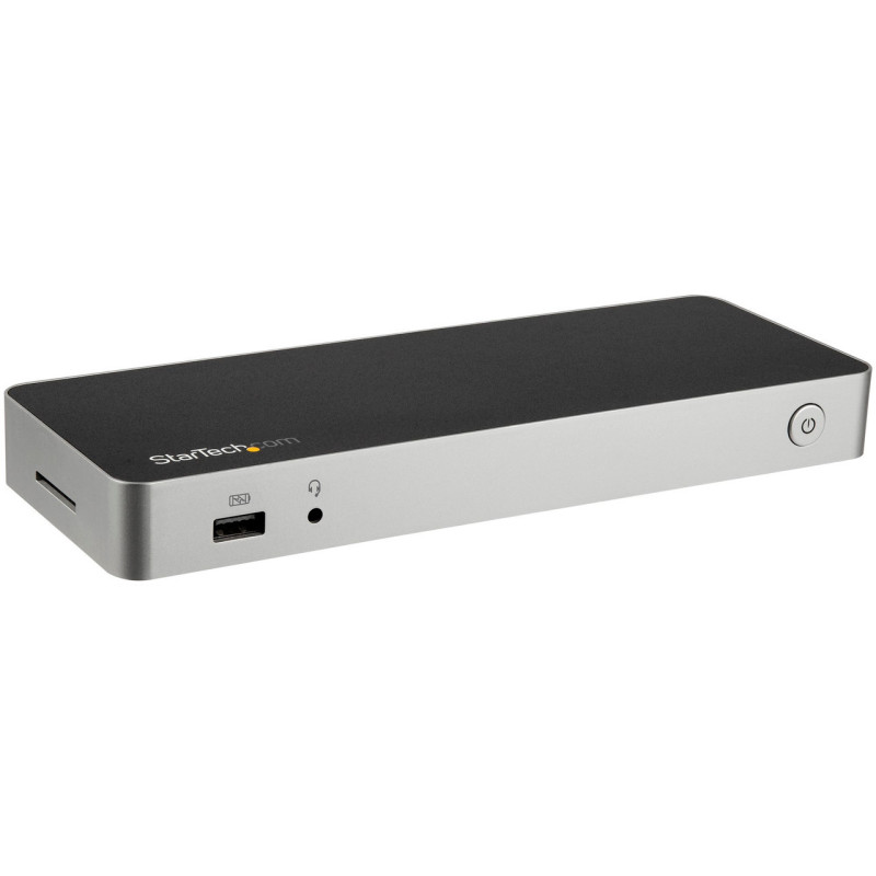 StarTech Dual Monitor USB C Dock - Dual 4K DP / HDMI - 60W PD - SD