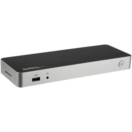 StarTech Dual Monitor USB C Dock - Dual 4K DP / HDMI - 60W PD - SD