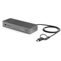 StarTech Universal Laptop Docking Station - USB-C & USB-A - 100W PD
