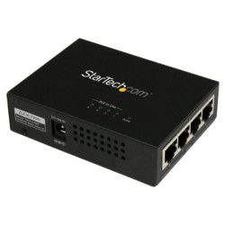 StarTech 4Port Gigabit PoE+ Midspan - Power over Ethernet Injector