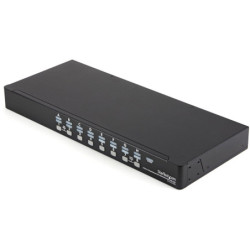 16 Port 1U Rackmount USB KVM Switch Kit