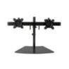 StarTech Dual-Monitor Stand - Horizontal - Black - Adjustable