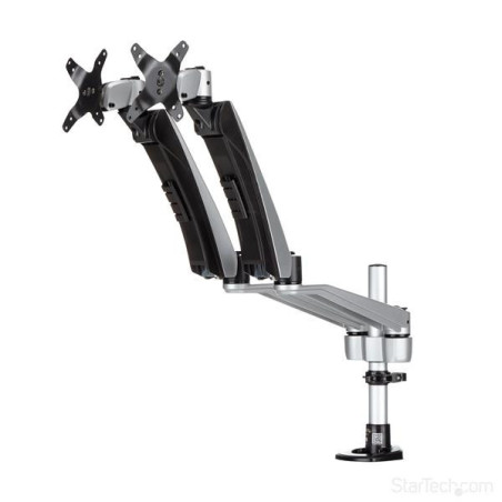 StarTech Desk Mount Dual Monitor Arm, Full Motion, Tool-less Assembly