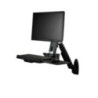 StarTech Wall Mounted Sit Stand Desk - for Single Monitor up to 24in