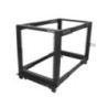 StarTech 12U Server Rack - Open Frame Adjustable Depth 4 Post Rack
