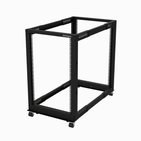 StarTech 18U Open Frame Rack - 4 Post - 22-40 in. Adjustable Depth