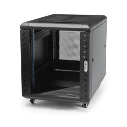StarTech 15U Server Rack Cabinet - w/ Casters and Leveling Feet