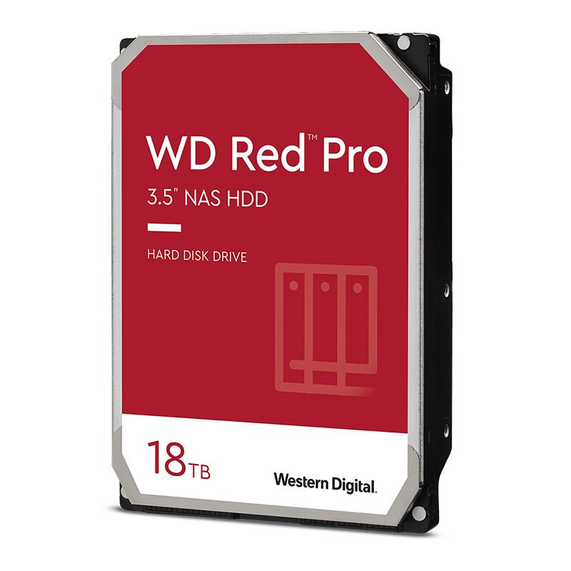Western Digital WD WD181KFGX 18TB Red PRO 3.5in 7200RPM SATA3 NAS Hard Drive