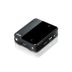 Aten 2 Port USB 2.0 DisplayPort 4K KVM Switch - supports up to 4096 2160 @ 60 Hz - DP 1.2