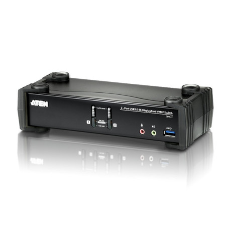 Aten 2 Port USB 4K DisplayPort KVMP USB 3.0 Switch