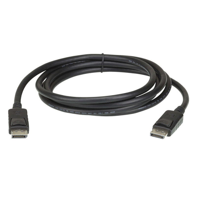 Aten 2L-7D02DP 2M DisplayPort Cable Support 4K UHD  Cable