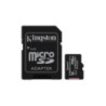 Kingston SDCS2/256GB 256GB Micro SD Card + SD Adapter