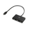 HP USB-C to 3 x USB-A Hub - Z6A00AA