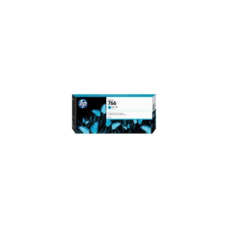 HP 766 300Ml Cyan DesignJet Ink Cartridge - Xl 3600