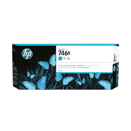 HP 746B 300Ml Cyan DesignJet Ink - Z6 / Z9