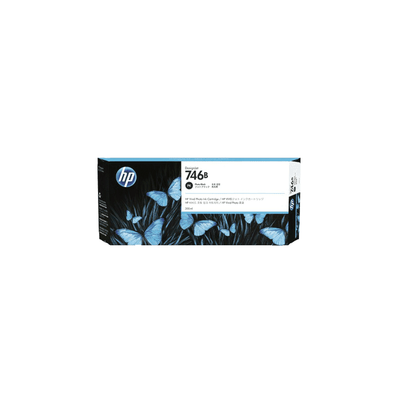 HP 746B 300Ml Photo Black DesignJet Ink - Z6 / Z9