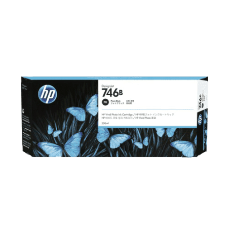 HP 746B 300Ml Photo Black DesignJet Ink - Z6 / Z9