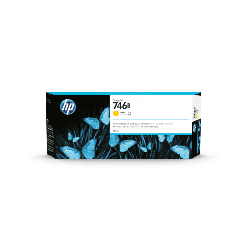 HP 746B 300Ml Yellow DesignJet Ink - Z6 / Z9