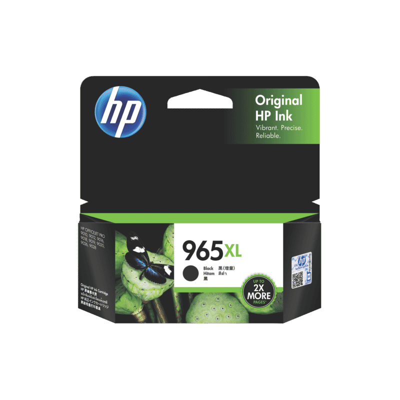 HP 965Xl Black Ink Cartridge High Yield 2K Pages