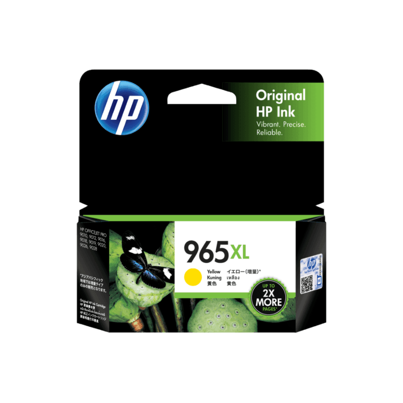 HP 965Xl Yellow Ink Cartridge High Yield 1.6K Pages