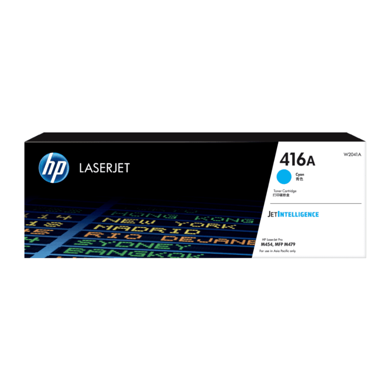 HP 416A Cyan Toner - Approx 2.1K Pages - M454 - M479 - M455 - M480 Models
