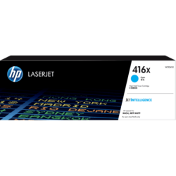 HP 416X Cyan Toner - High Yield- Approx 6K Pages - M454 - M479 - M455 - M480 Models
