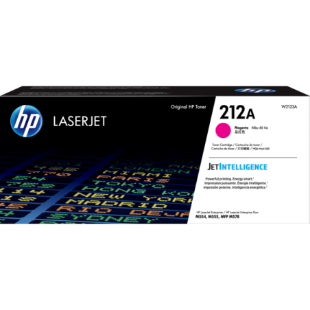 HP 212A Magenta Toner - Approx 4.5K Pages - For M554 - M555 - M558 Series