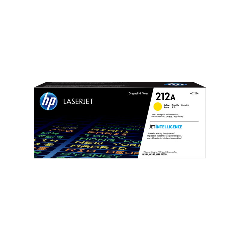HP 212A Yellow Toner - Approx 4.5K Pages - For M554 - M555 - M558 Series