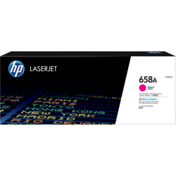 HP 658A Magenta LaserJet Toner Cartridge - Approx Yield 6K Pages - M751 Compatible