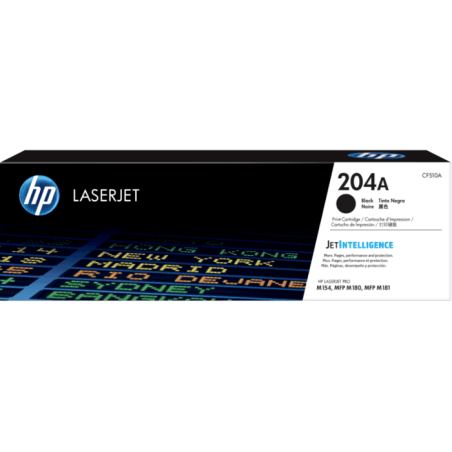 HP 204A Black Toner - Approx 1.1 K Pages - For M154 - M180 - M181 Printers