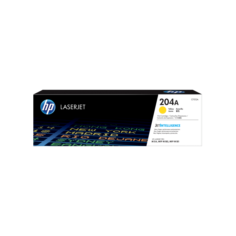 HP 204A Yellow Toner - Approx 900 Pages - For M154 - M180 - M181 Printers