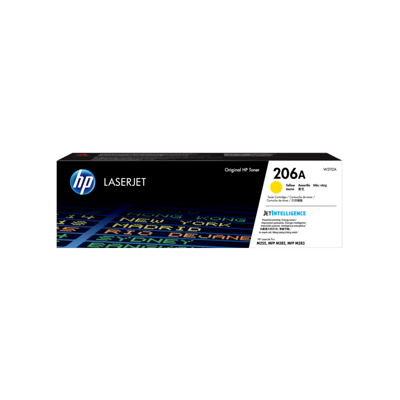 HP 206A Yellow Toner - Approx 1.25K Pages - For M283 - M255 Printers