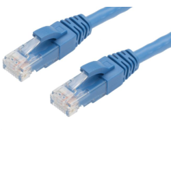 0.5m CAT6 RJ45-RJ45 Pack of 10 Ethernet Network Cable. Blue