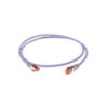 20m Cat 6A S/FTP LSZH Ethernet Network Cable. Purple
