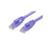 0.5m RJ45 CAT6 Ethernet Cable. Purple