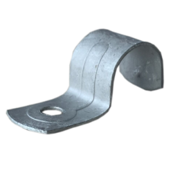4C | Half Saddle Hot Dipped Galvanized Steel 25mm - 100 Pack