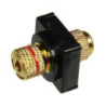Digitek Banana Plug Insert RED (Black Bezel)