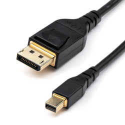 StarTech 3ft (1m) VESA Certified Mini DisplayPort to DisplayPort 1.4 Cable - 8K 60Hz HBR3 HDR - Super