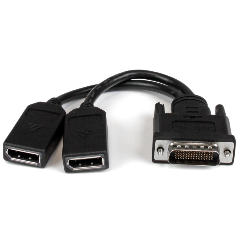 StarTech 8in (20 cm) DMS-59 to Dual DisplayPort Adapter Cable - 4K